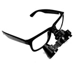 2.0 Magnification Waterproof Loupe on Ray-Ban Justin Frame