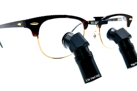 TTL Ergo On RayBan Clubmaster Frame