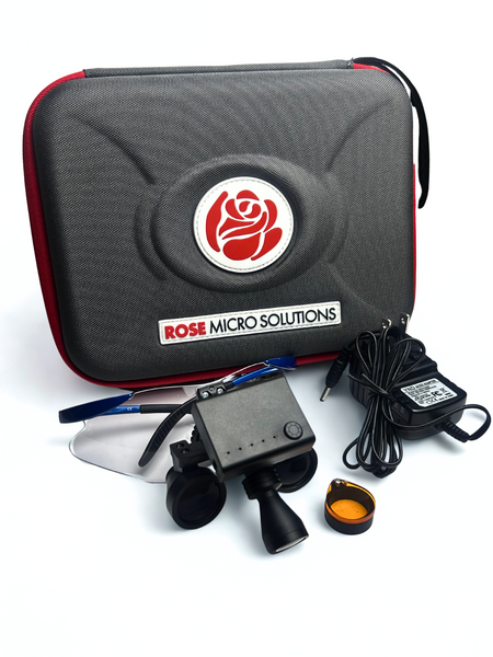 Rose Safety Frame Flip-Up Loupe with Cordless Light