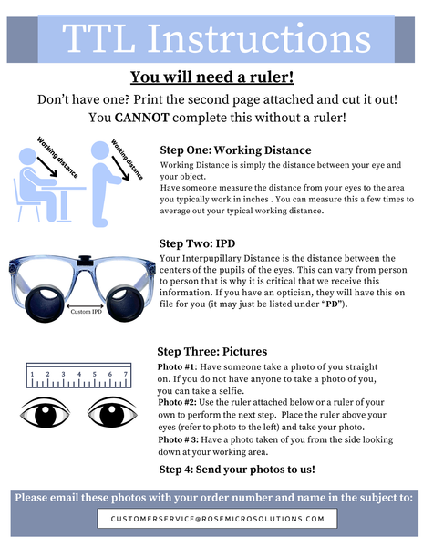 2.5 Expanded TTL Loupe on Ray-Ban Club Master Frame