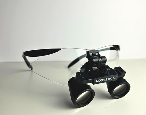 2.8x Magnification Flip Up on Rose Safety Frame