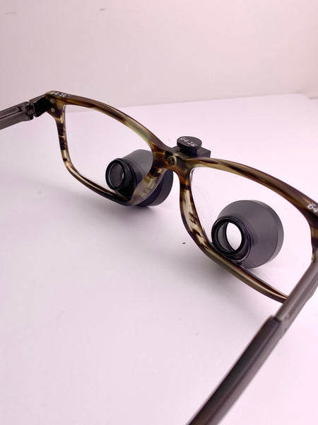 TTL 2.5x Custom Loupe on Dickies Frame-Tortoise Shell