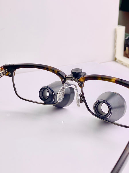 TTL 3.5x Custom Loupe on Pentax Frame-Tortoise Shell