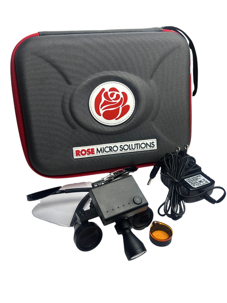 Rose Safety Frame Flip-Up Loupe with Cordless Light