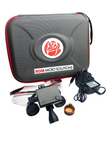 Rose Safety Frame Flip-Up Loupe with Cordless Light