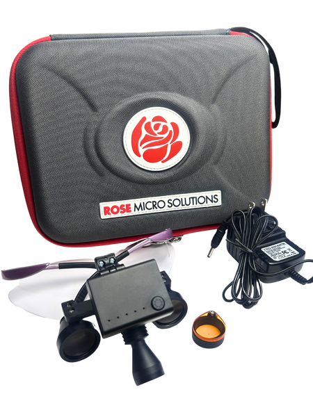 Rose Safety Frame Flip-Up Loupe with Cordless Light