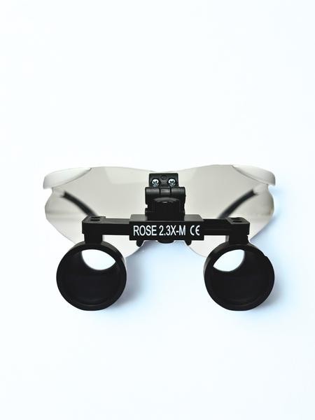 Rose Safety Frame Flip Up Loupe with PowerPack Light Kit