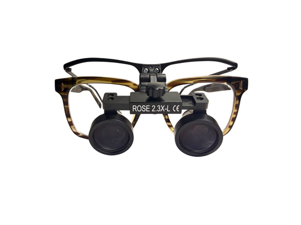 2.3x Flip Up Waterproof Loupe on Half Frame
