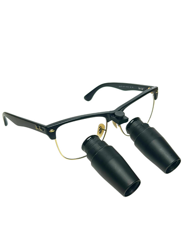 4.5 Expanded Field TTL Loupe on Ray-Ban "X" Frame