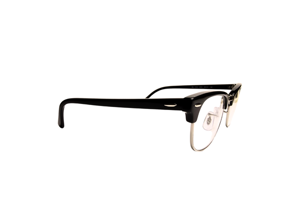 RayBan Clubmaster Silver/Black Frame